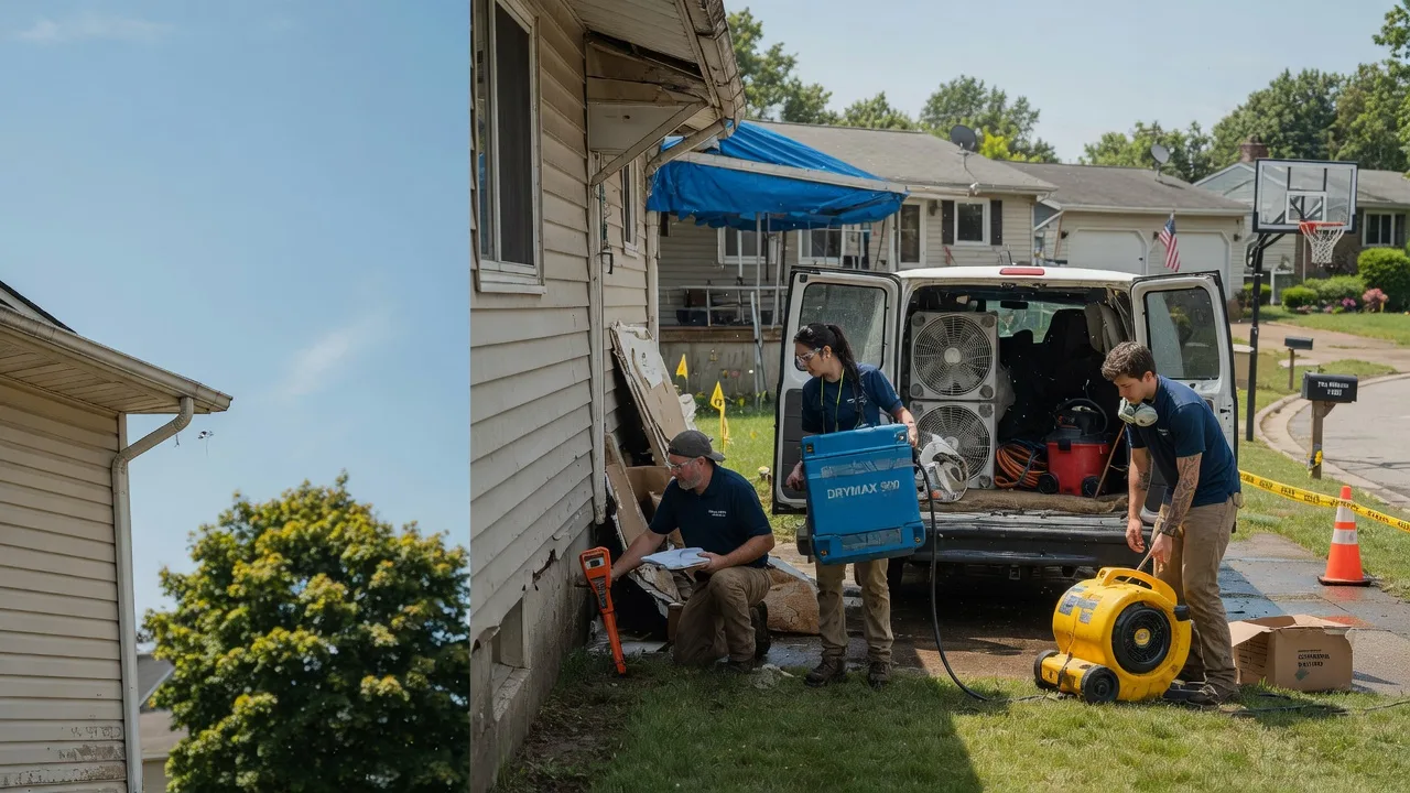 Ceiling Leak Cleanup in Tiffin, IA near me