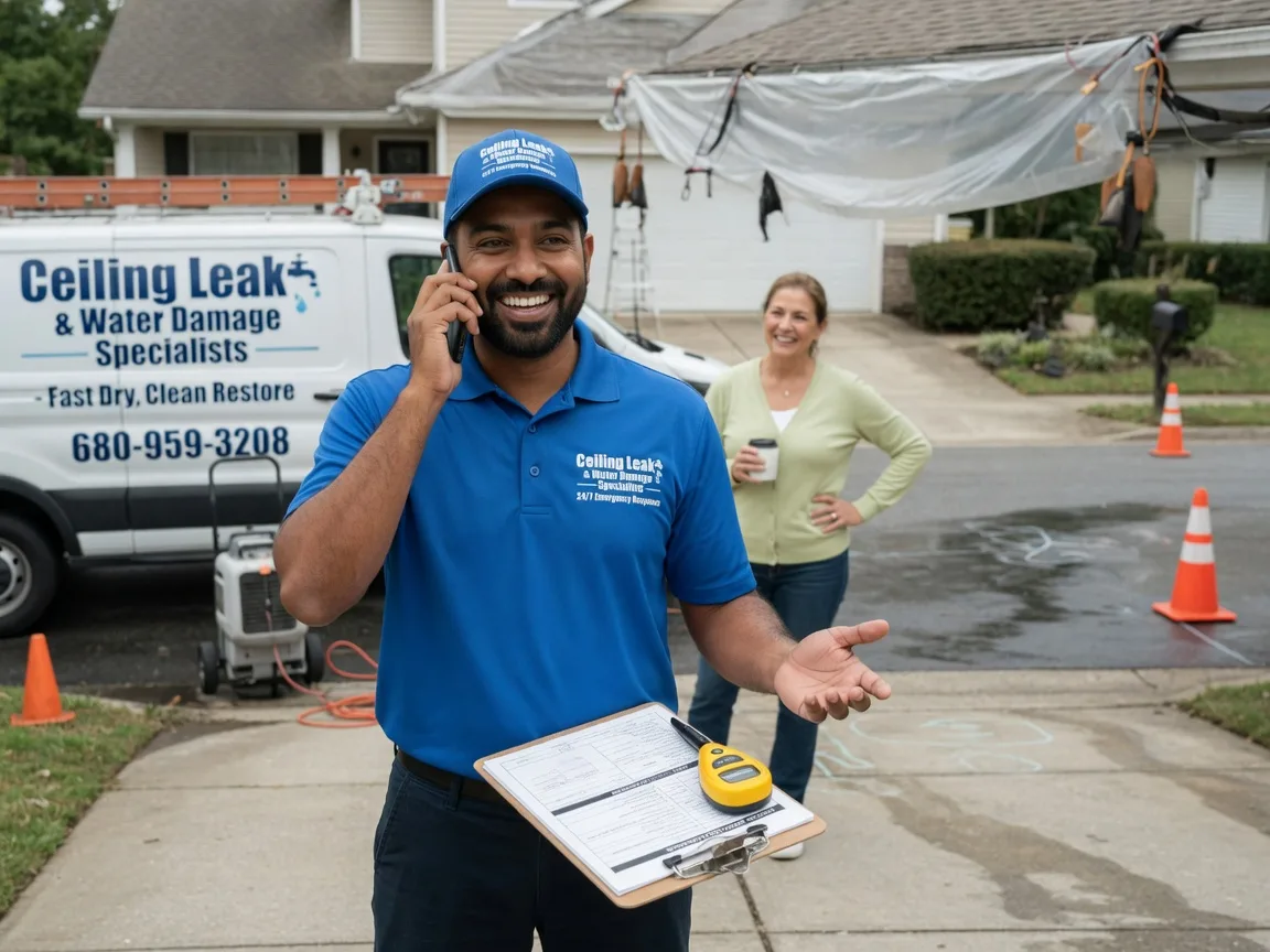 Ceiling Leak Cleanup Tiffin, IA FAQs